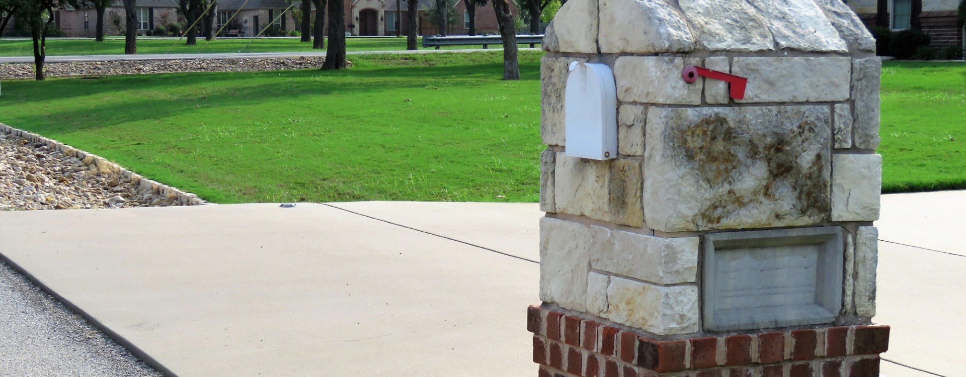 Stone Mailbox