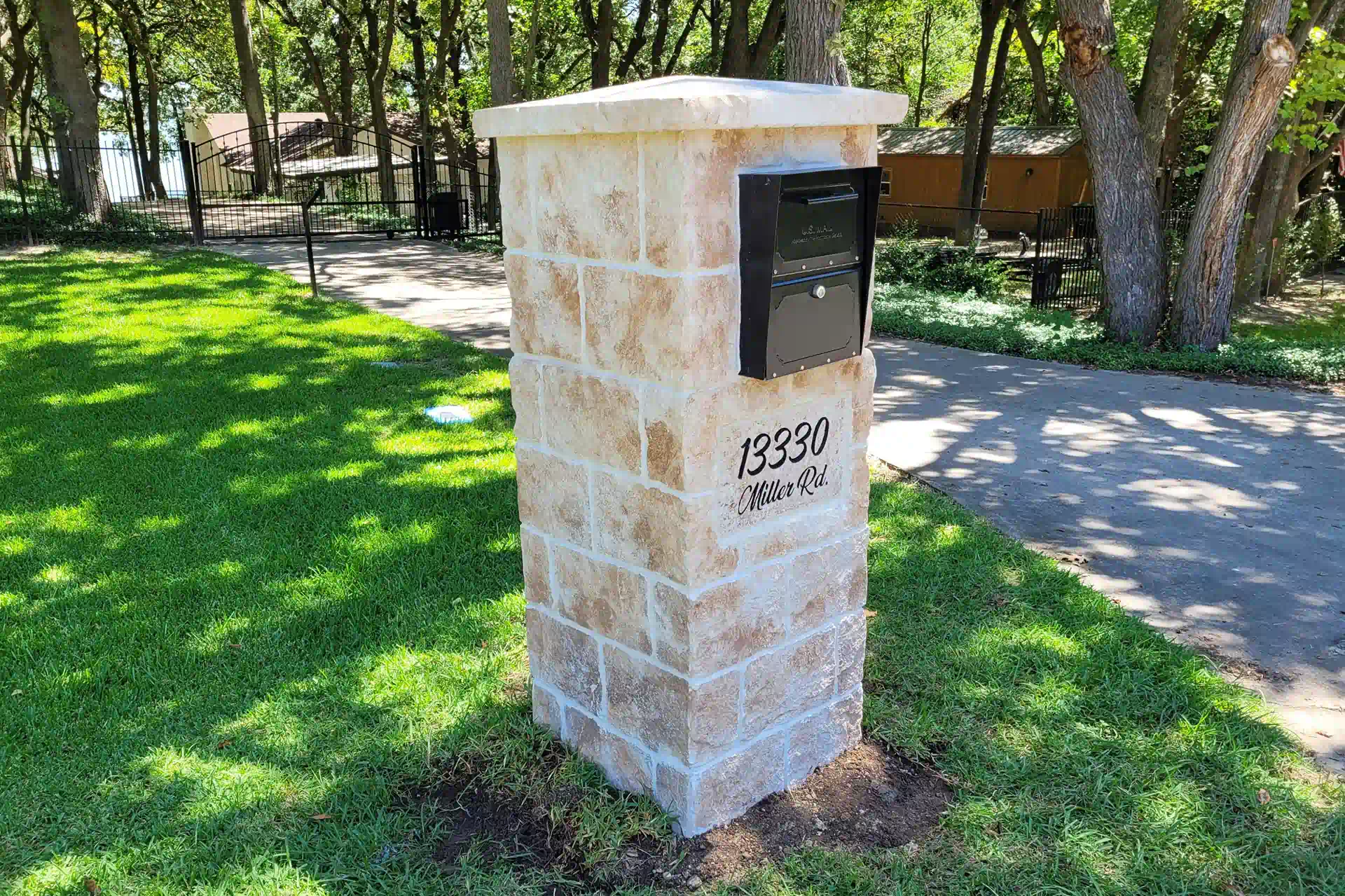 Stone Mailbox