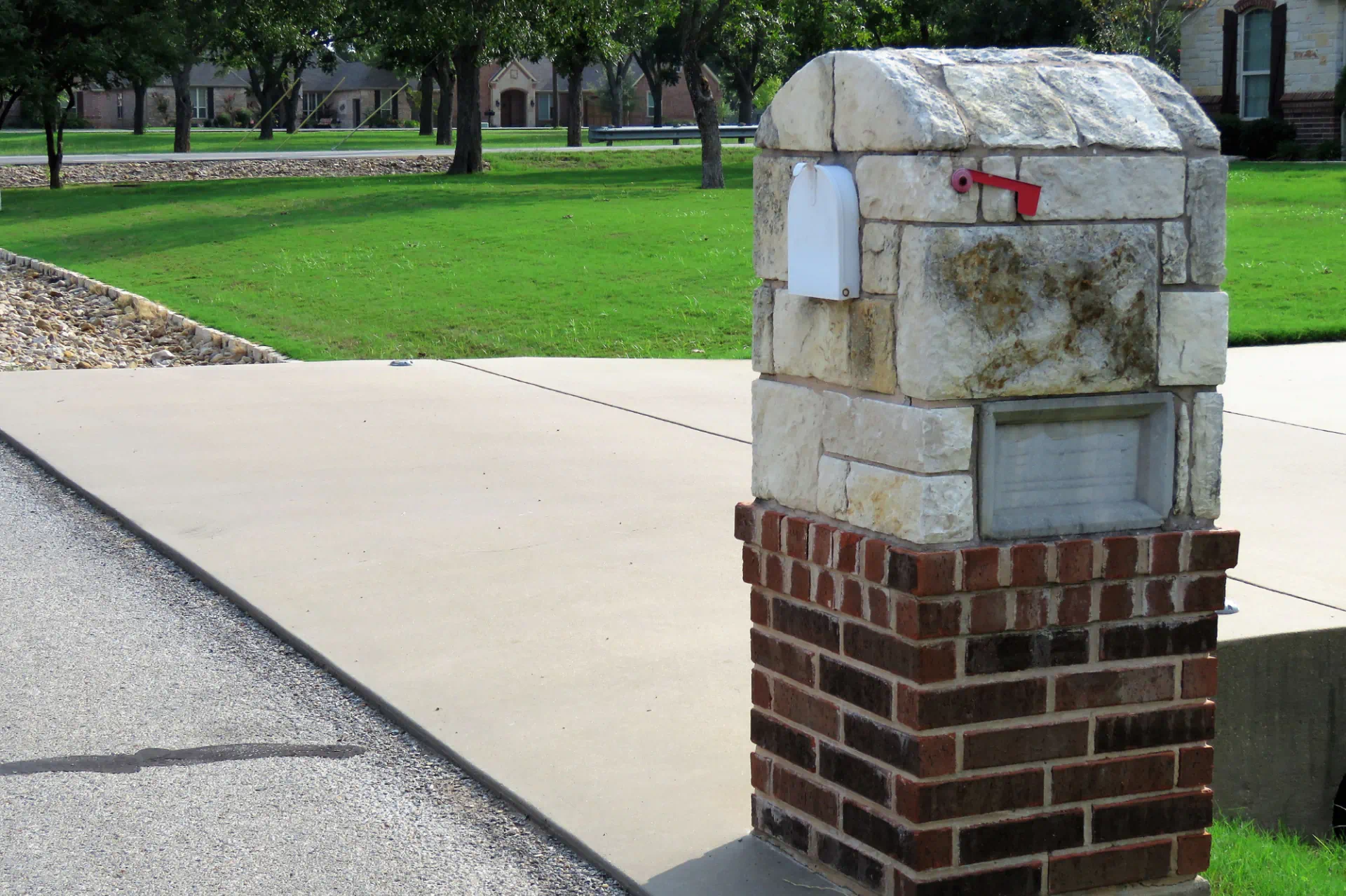 Stone Mailbox