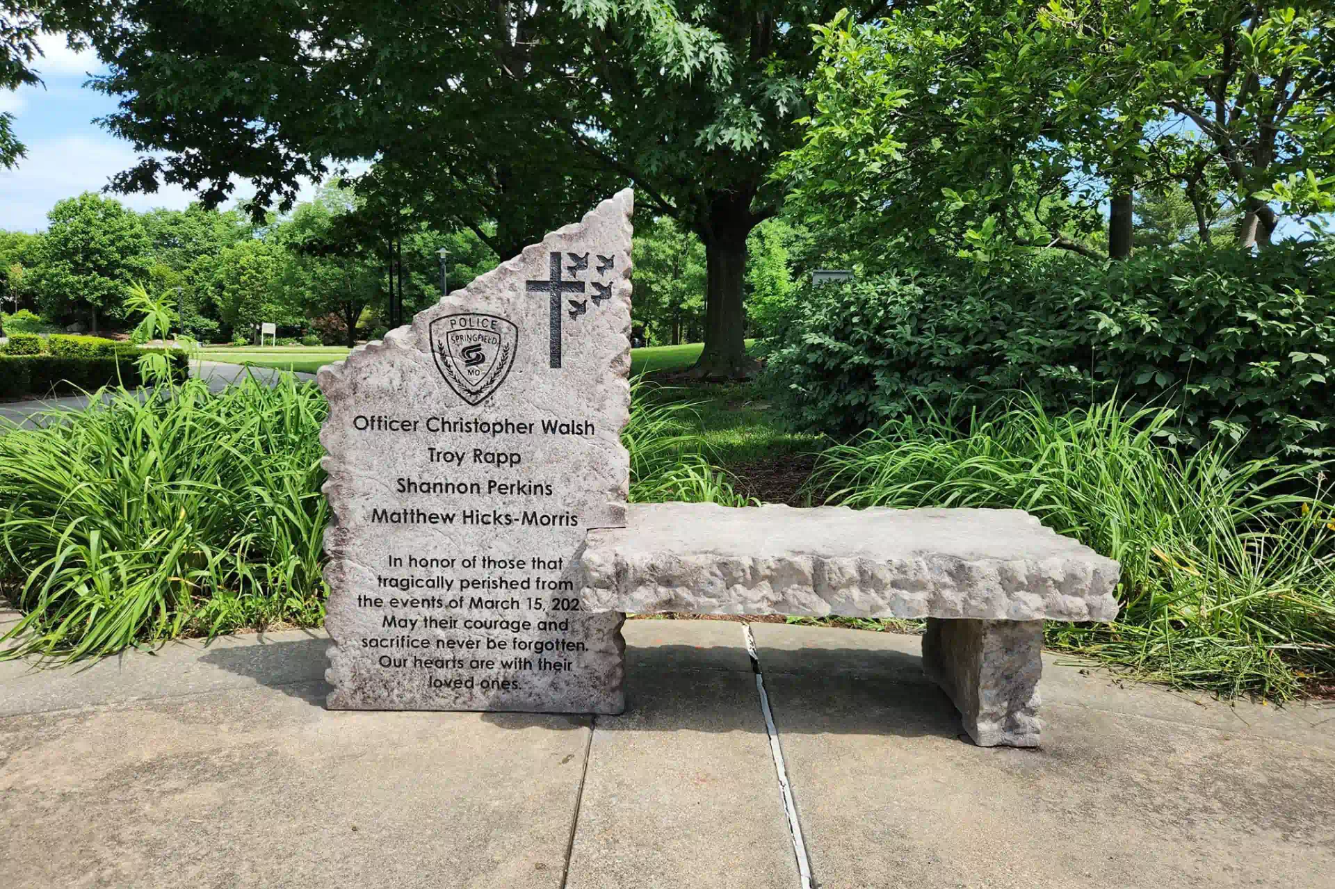 memorial bench